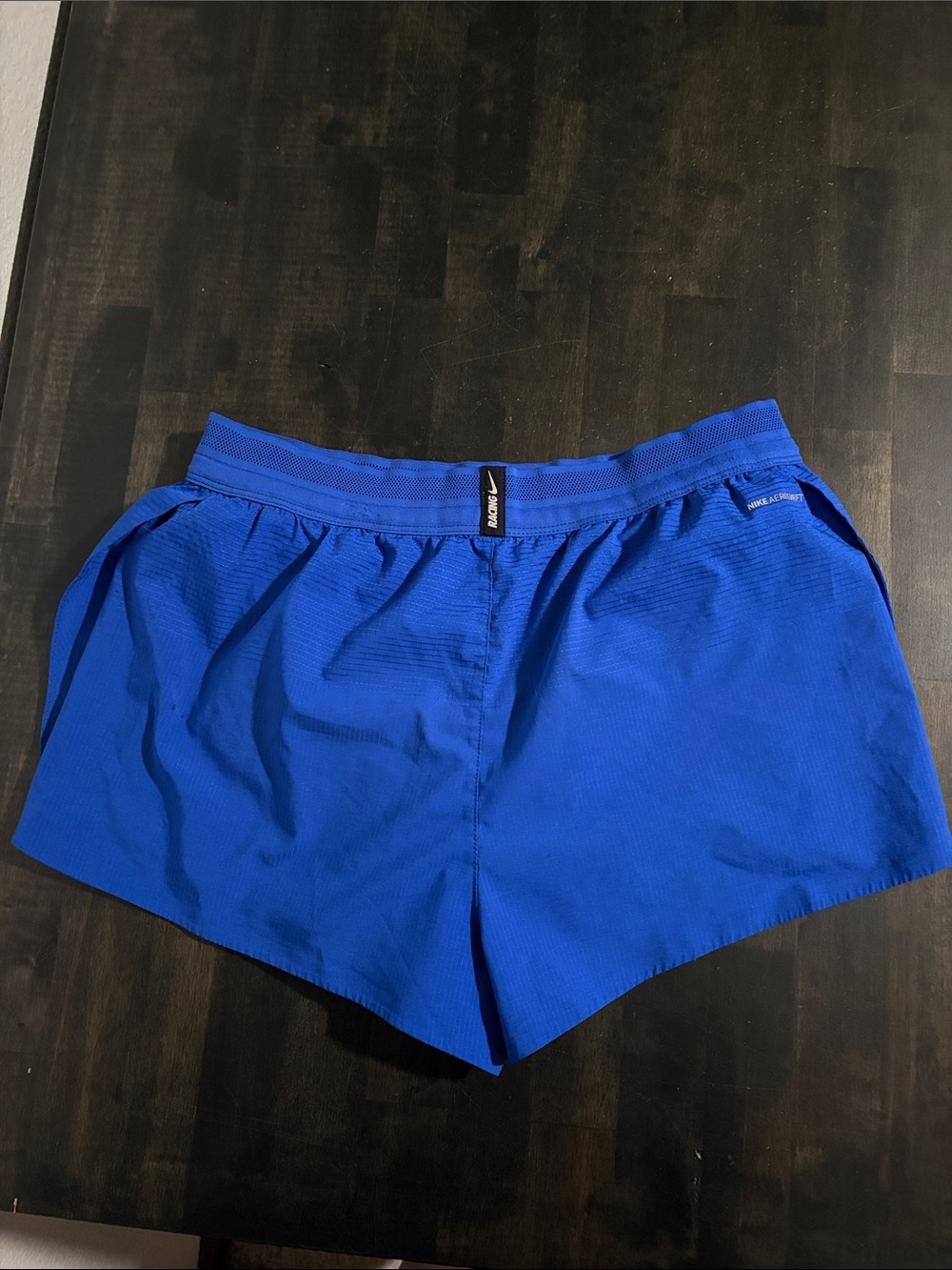 Nike Blue Aeroswift Racing Running Shorts Size Medium Marathon Runner - Picture 3 of 7